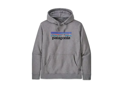 Patagonia Men's P-6 Logo Uprisal Hoodie "Grey Heather"