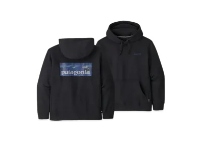 Patagonia Men's Boardshort Logo Uprisal Hoodie "Black"