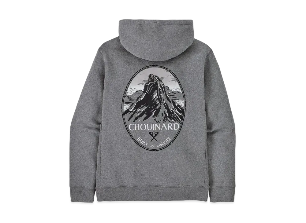 Patagonia Men's Chouinard Crest Uprisal Hoodie "Grey Heather"