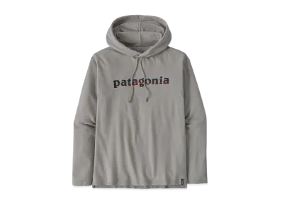 Patagonia Men's Lightweight 73 Text Logo Wildrise Hoodie "Grey"