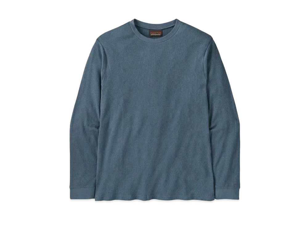 Patagonia Men's Work Waffle Crew "Utility Blue"