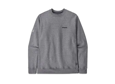 Patagonia Men's Fitzroy Icon Uprisal Crew Sweatshirt "Grey Heather"