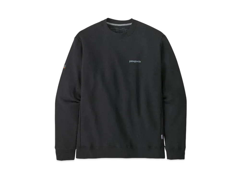 Patagonia Men's Fitzroy Icon Uprisal Crew Sweatshirt "Black"