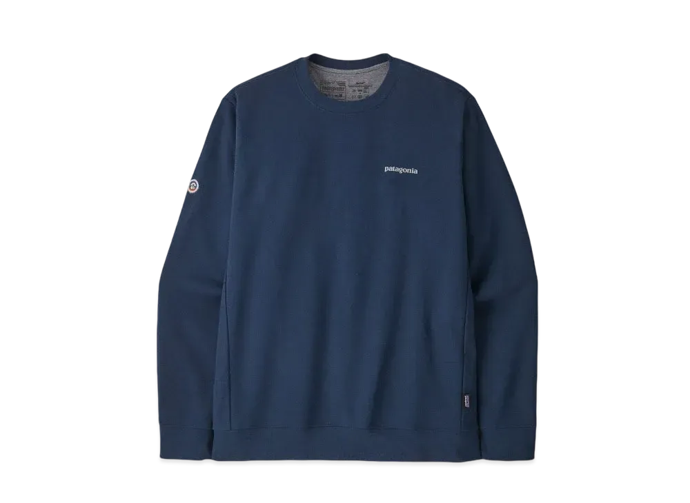 Patagonia Men's Fitzroy Icon Uprisal Crew Sweatshirt "Lagom Blue"