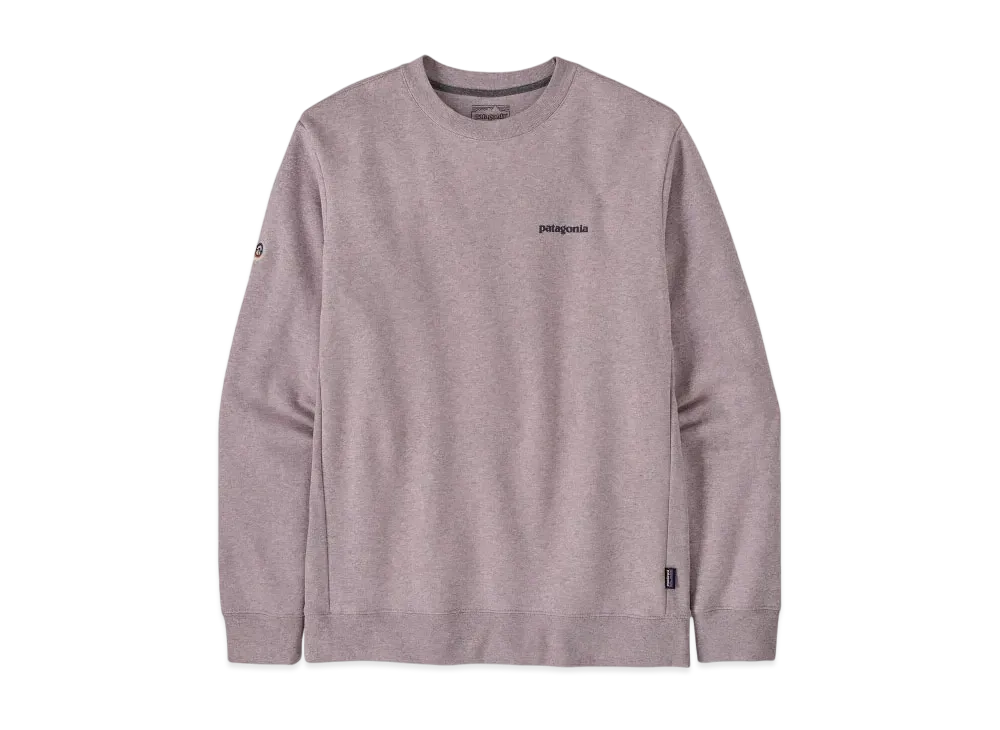 Patagonia Men's Fitzroy Icon Uprisal Crew Sweatshirt "Echo Purple"
