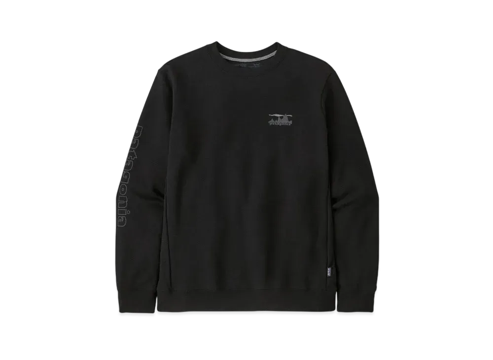 Patagonia Men's 73 Skyline Uprisal Crew Sweatshirt "Black"