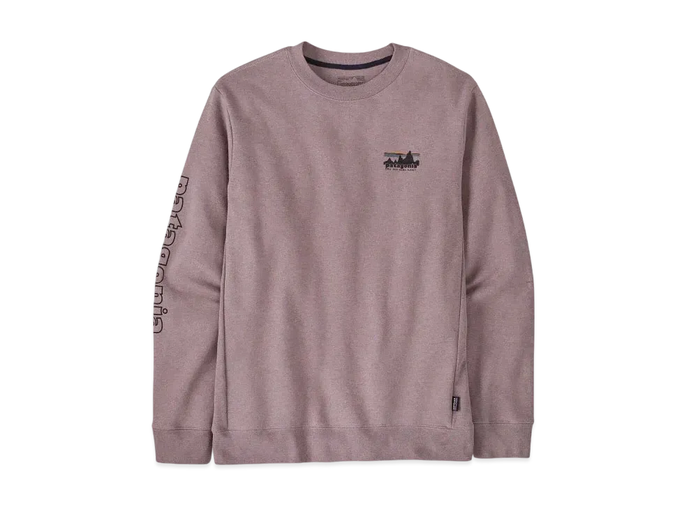 Patagonia Men's 73 Skyline Uprisal Crew Sweatshirt "Mauve"