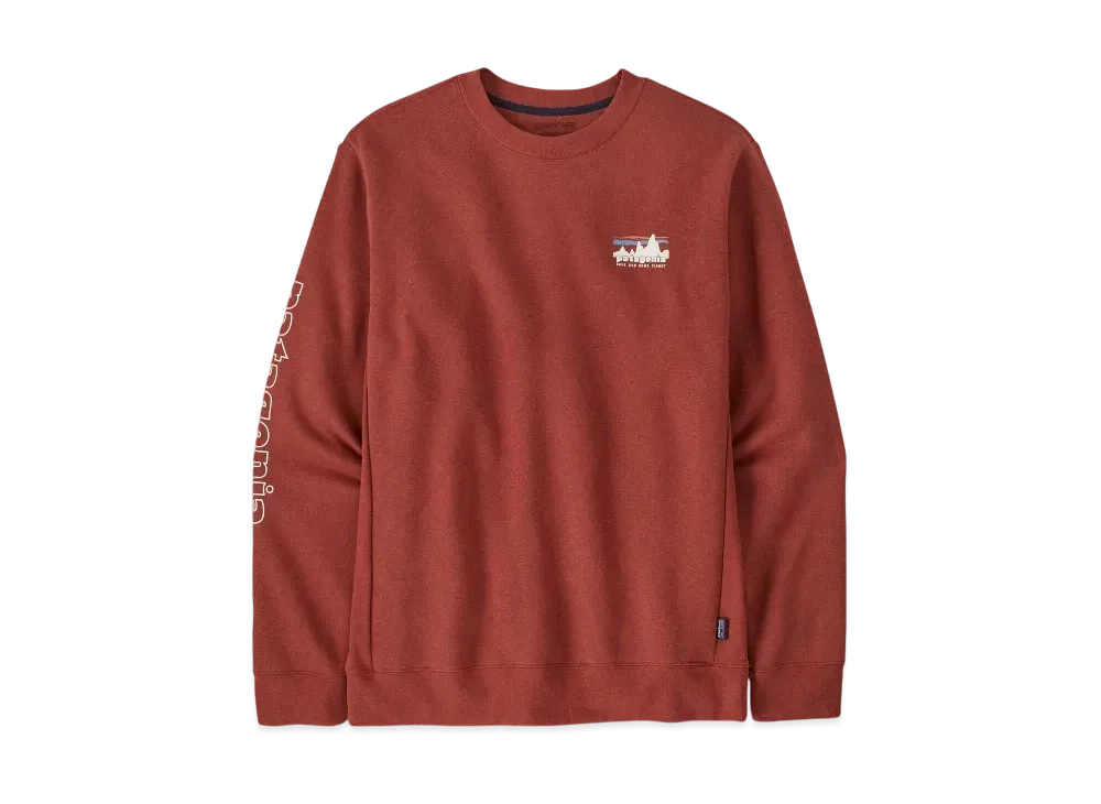 Patagonia Men's 73 Skyline Uprisal Crew Sweatshirt "Red"