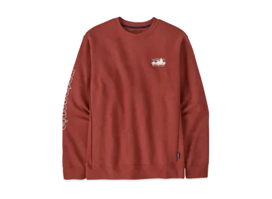 Patagonia Men's 73 Skyline Uprisal Crew Sweatshirt "Red"