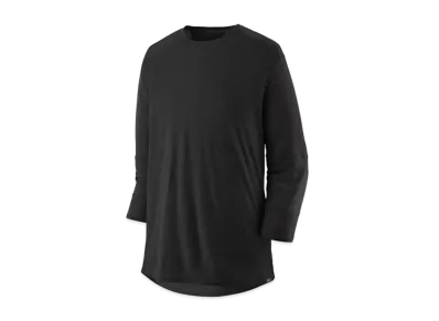 Patagonia Men's Merino 3/4 Sleeve Bike Jersey "Black"
