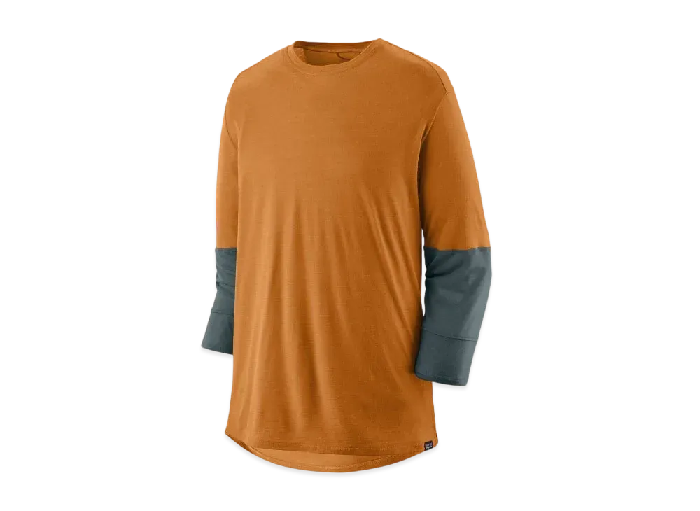 Patagonia Men's Merino 3/4 Sleeve Bike Jersey "Caramel"