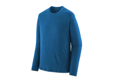 Patagonia Men's Longsleep Cap Cool Merino Shirt "Endless Blue"