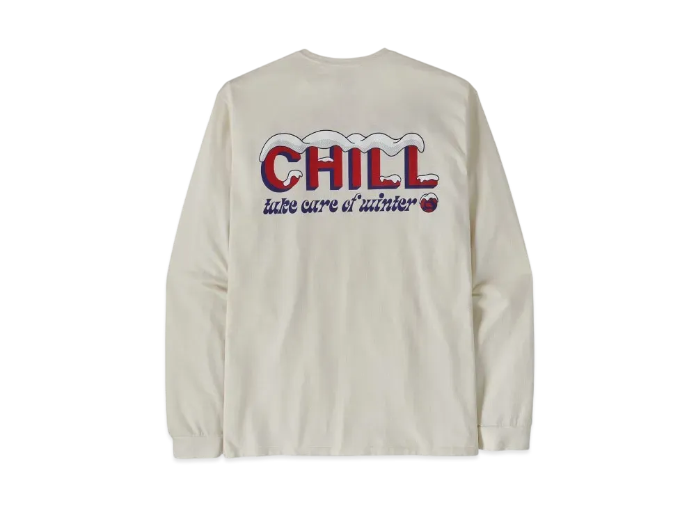Patagonia Men's Longsleep Chill Responsibility "White"