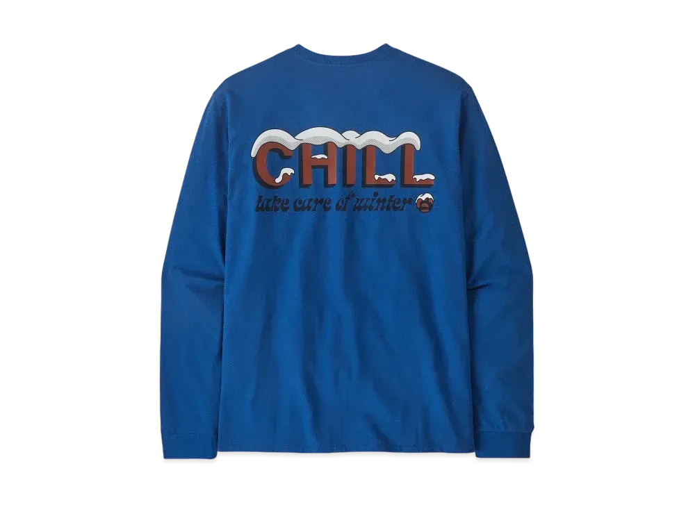 Patagonia Men's Longsleep Chill Responsibility "Endless Blue"