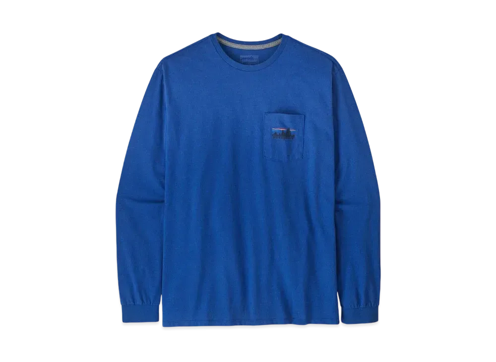Patagonia Men's Longsleep 73 Skyline Pocket Responsibility "Endless Blue"