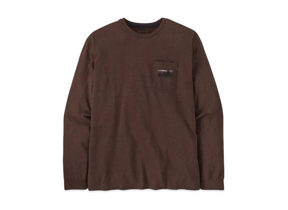 Patagonia Men's Longsleep 73 Skyline Pocket Responsibility "Brown"