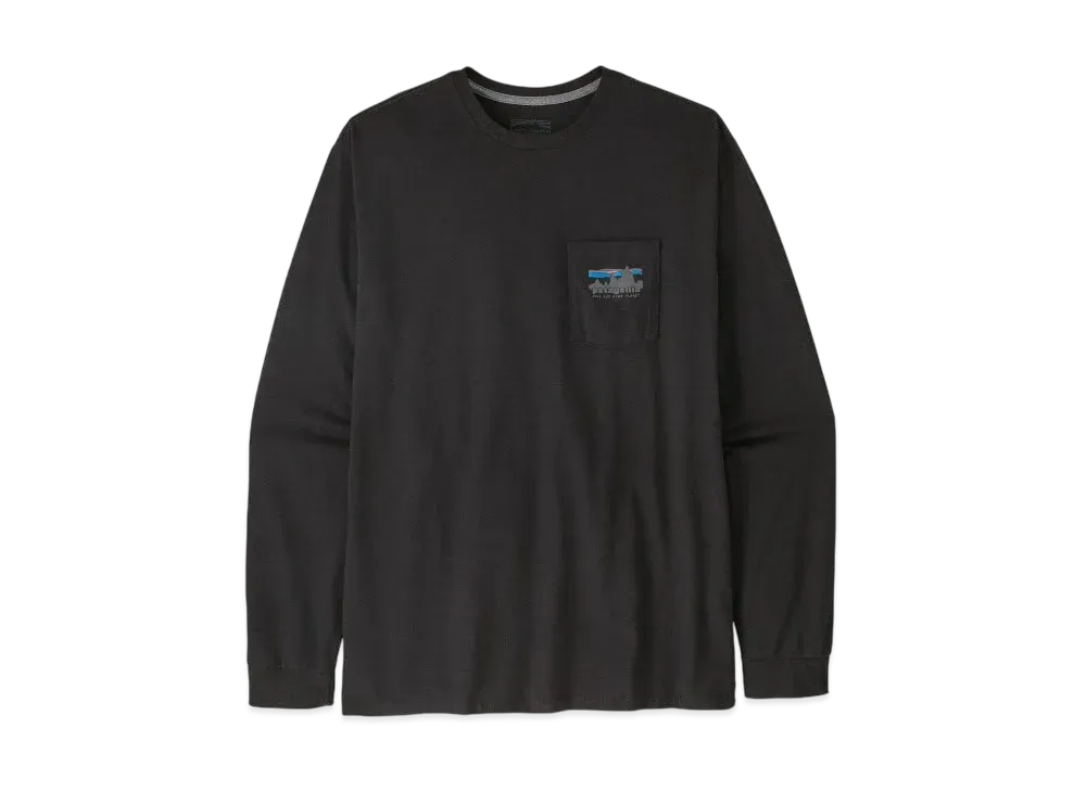 Patagonia Men's Longsleep 73 Skyline Pocket Responsibility "Black"