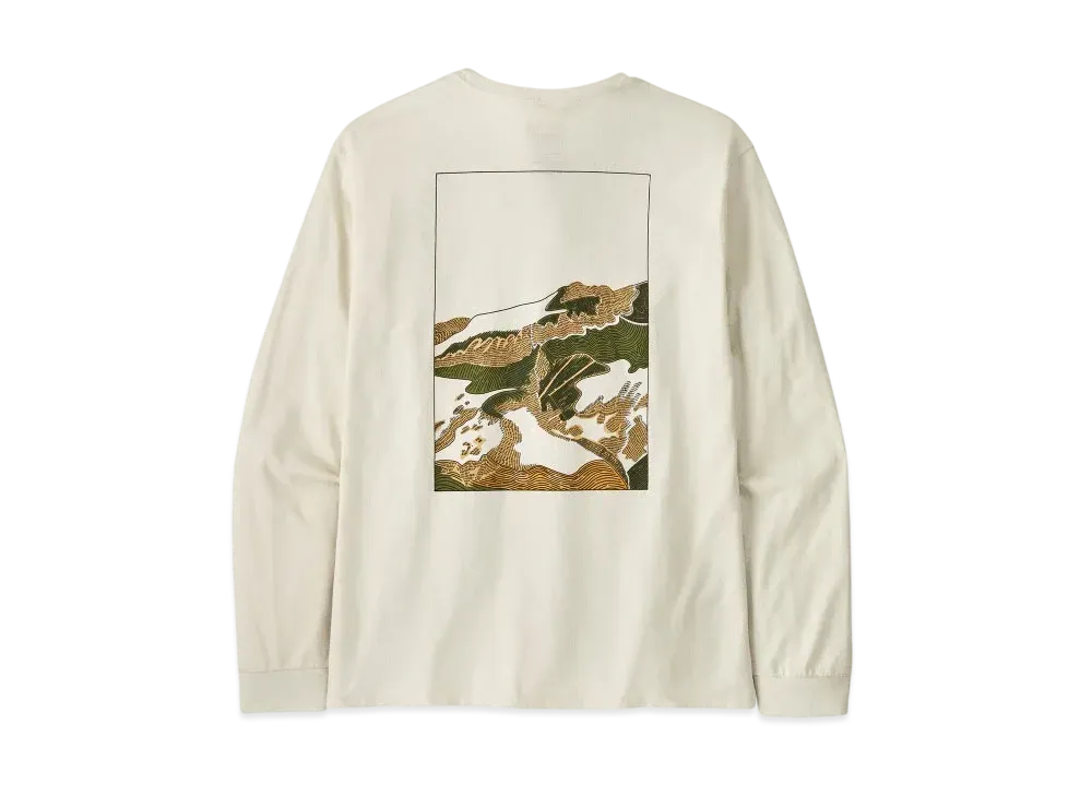 Patagonia Men's Longsleep Trotters Pocket Responsibility "White"