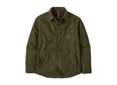 Patagonia Men's Iron Forge Fleece Lined Jack Shirt "Needle Green"