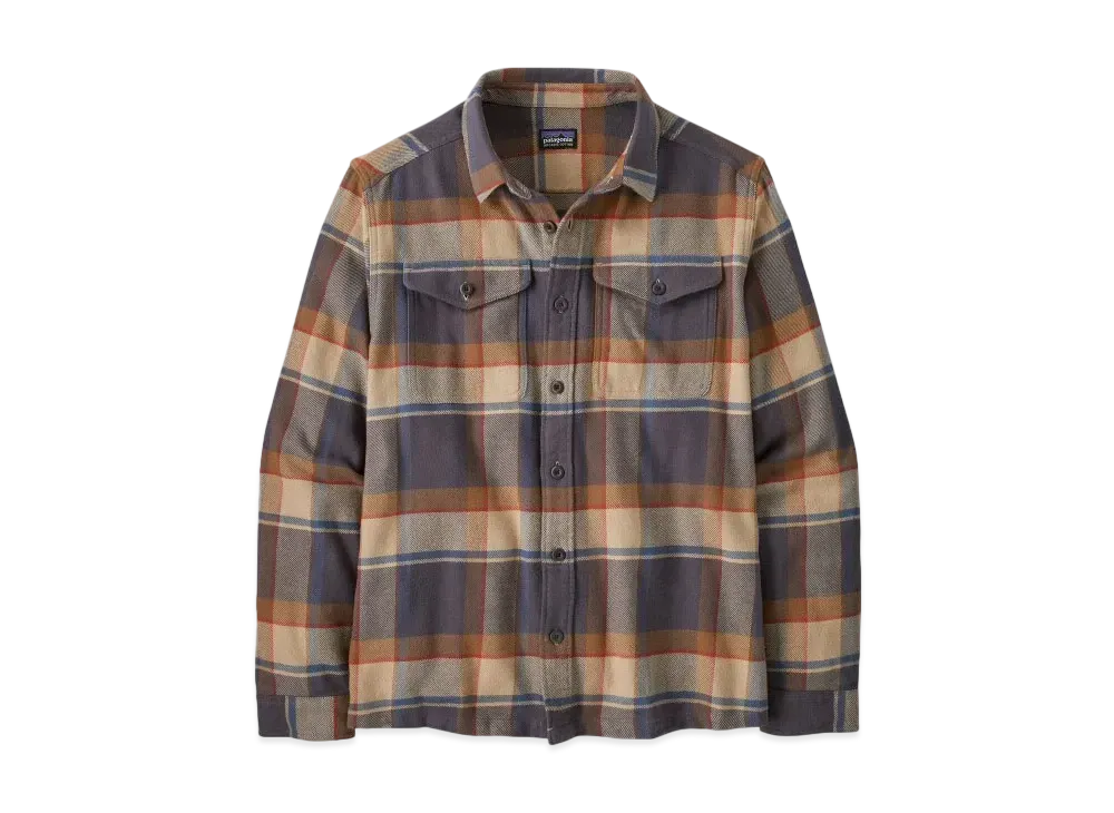 Patagonia Men's Fjord Flannel Shirt "Forge Grey"
