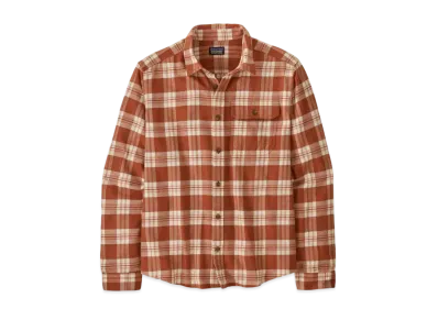 Patagonia Men's Long Sleeve Lightweight Fjord Flannel Shirt "Red"
