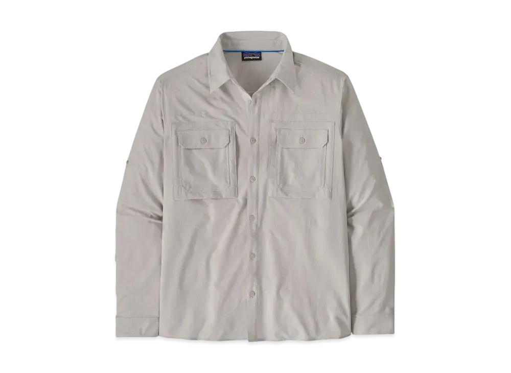 Patagonia Men's Long Sleeve Self Guided Sun Shirt "Grey"