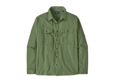 Patagonia Men's Long Sleeve Self Guided Sun Shirt "Terrain Green"