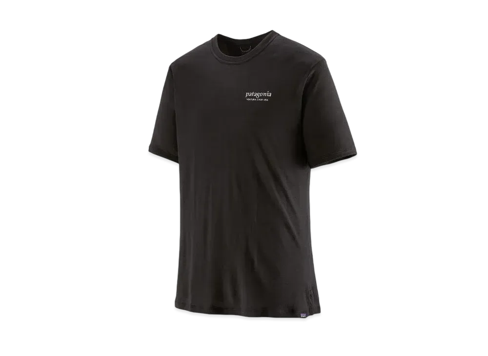 Patagonia Men's Cap Cool Merino Graphic Shirt "Black"