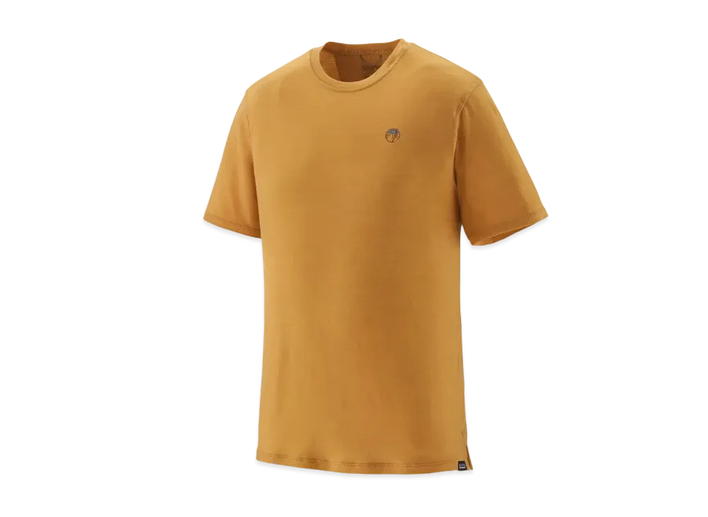 Patagonia Men's Cap Cool Merino Graphic Shirt "Gold"