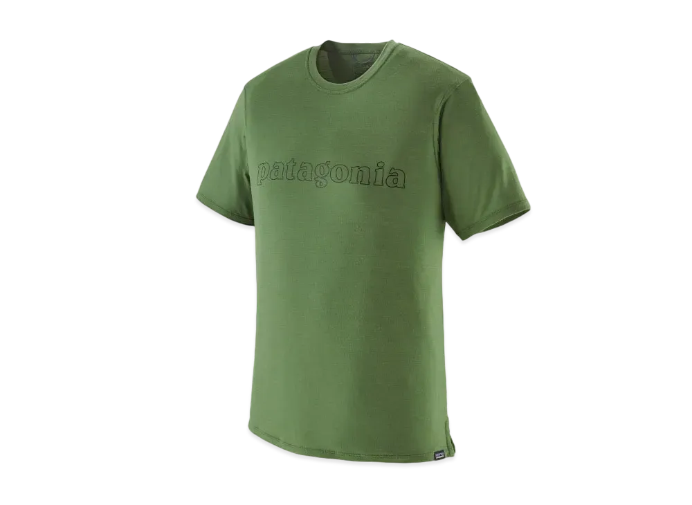 Patagonia Men's Cap Cool Merino Graphic Shirt "Terrain Green"