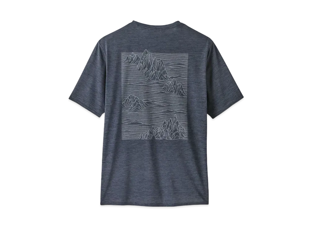 Patagonia Men's Cap Cool Daily Graphic Shirt "Smolder Blue"