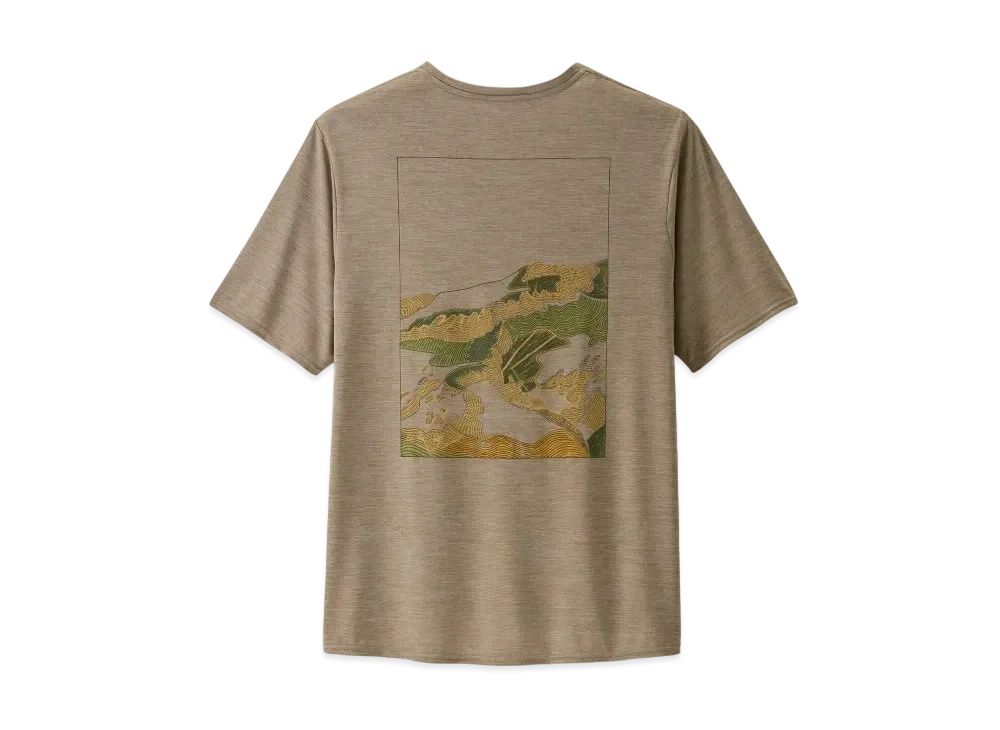 Patagonia Men's Cap Cool Daily Graphic Shirt "Subtidal Blue"