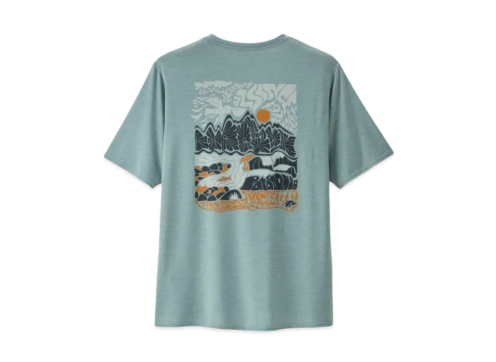 Patagonia Men's Cap Cool Daily Graphic Shirt "Thermal Blue"