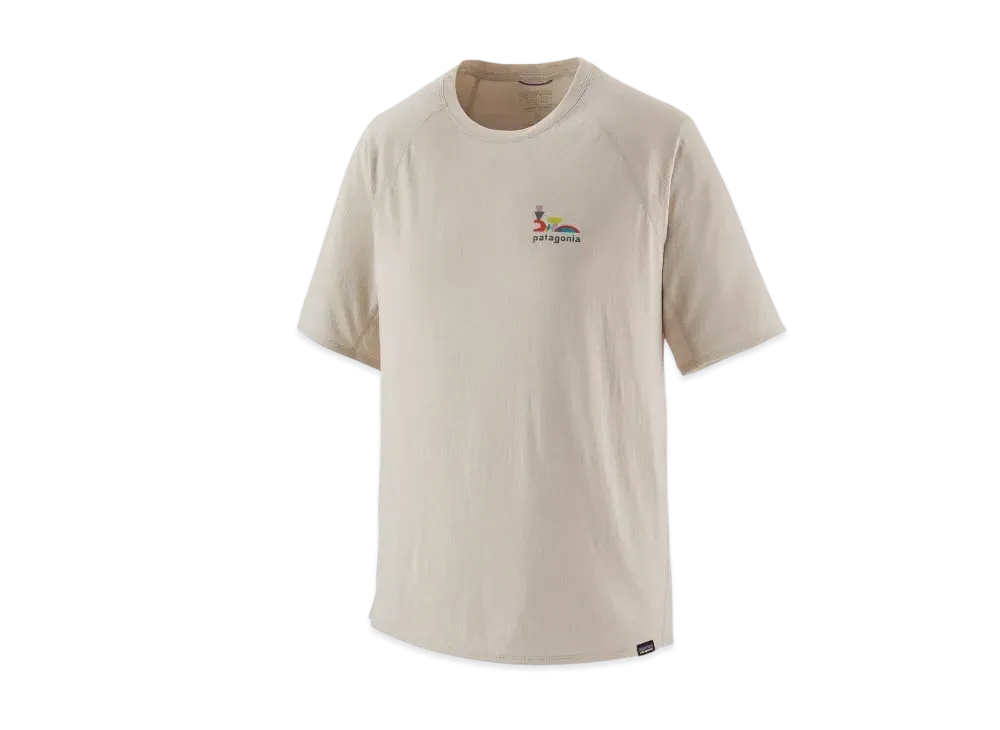 Patagonia Men's Cap Cool Trail Graphic Shirt "Pumice"