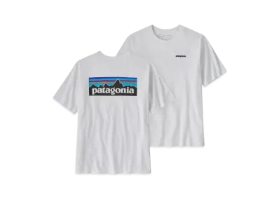 Patagonia Men's P-6 Logo Responsibili Tee "White"