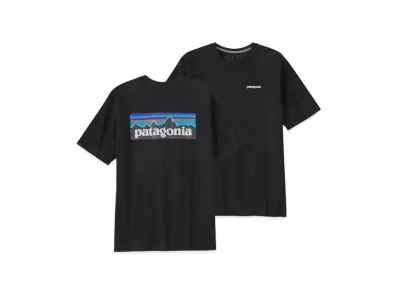 Patagonia Men's P-6 Logo Responsibili Tee "Black"