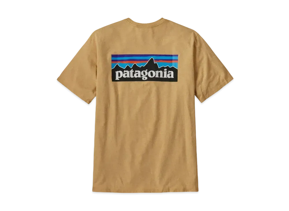 Patagonia Men's P-6 Logo Responsibili Tee "Tan"