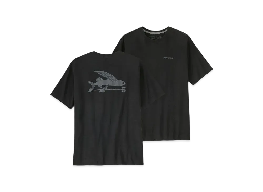 Patagonia Men's Flying Fish Responsibili Tee "Black"