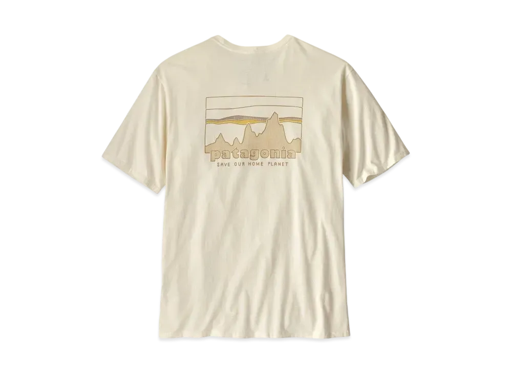 Patagonia Men's 73 Skyline Organic Tee "White"