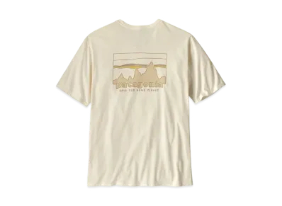 Patagonia Men's 73 Skyline Organic Tee "White"