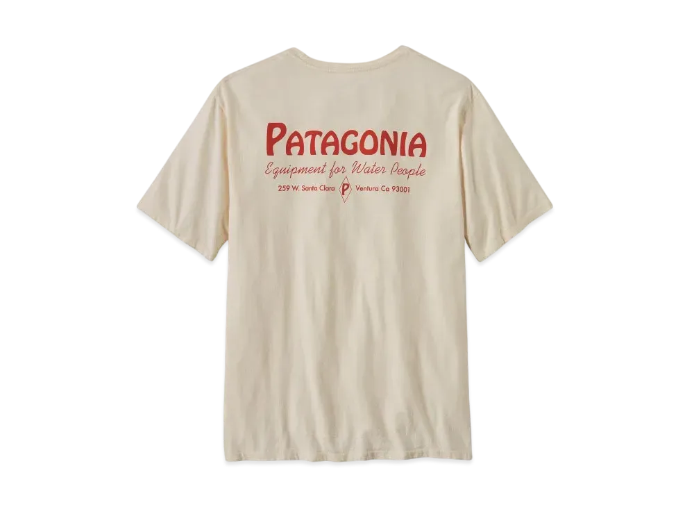 Patagonia Men's Water People Organic Pocket Tee "Natural"