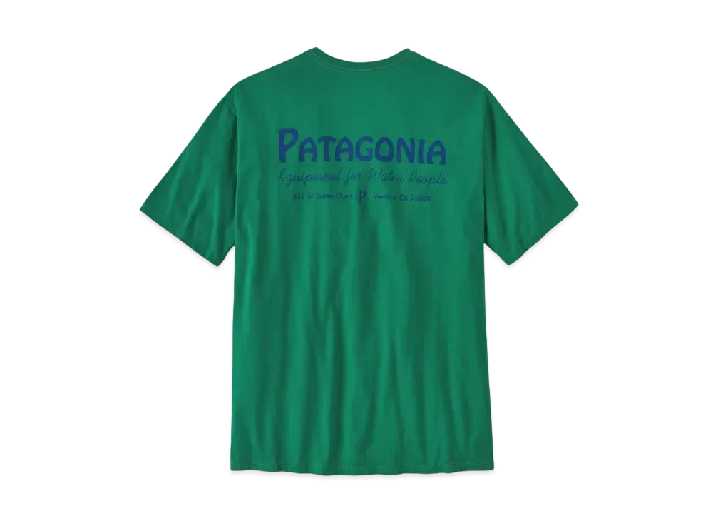 Patagonia Men's Water People Organic Pocket Tee "Green"
