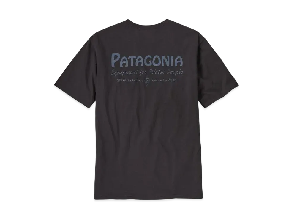 Patagonia Men's Water People Organic Pocket Tee "Black"