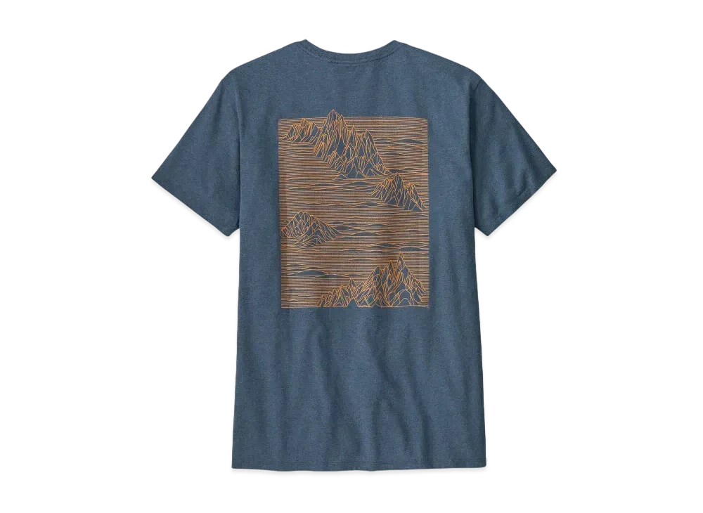 Patagonia Men's Strataspire Responsibili Tee "Utility Blue"