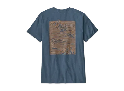 Patagonia Men's Strataspire Responsibili Tee "Utility Blue"