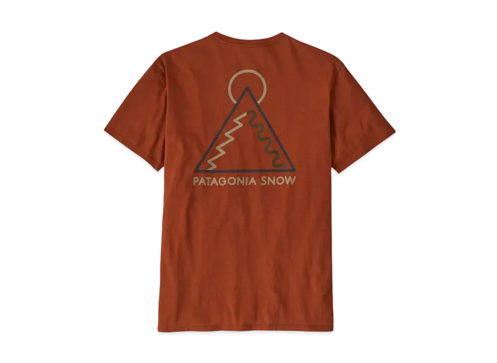 Patagonia Men's Dawn Tracks Organic Tee "Red"