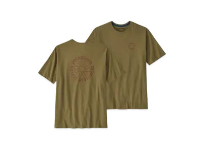 Patagonia Men's Spoke Stencil Responsibili Tee "Khaki"