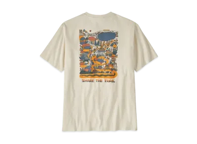 Patagonia Men's Commontrail Pocket Responsibili Tee "White"