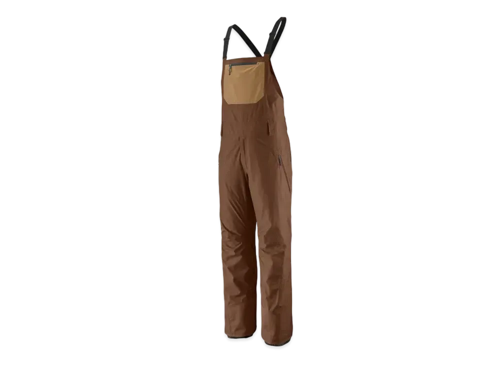 Patagonia Men's Powder Town Bibs "Moose Brown"