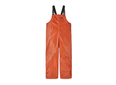 Patagonia Men's Hose Down Slicker Bibs Overalls "Orange"